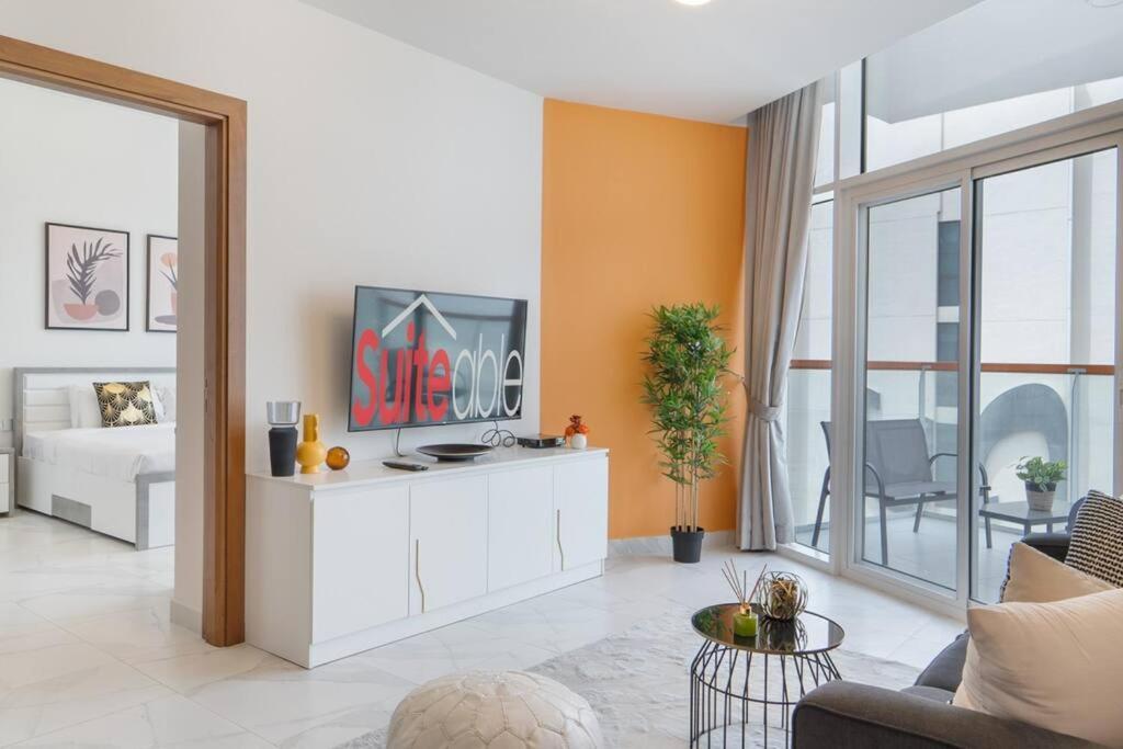 Lively Pop Apartment On The Business Bay Canal Dubaj Exteriér fotografie